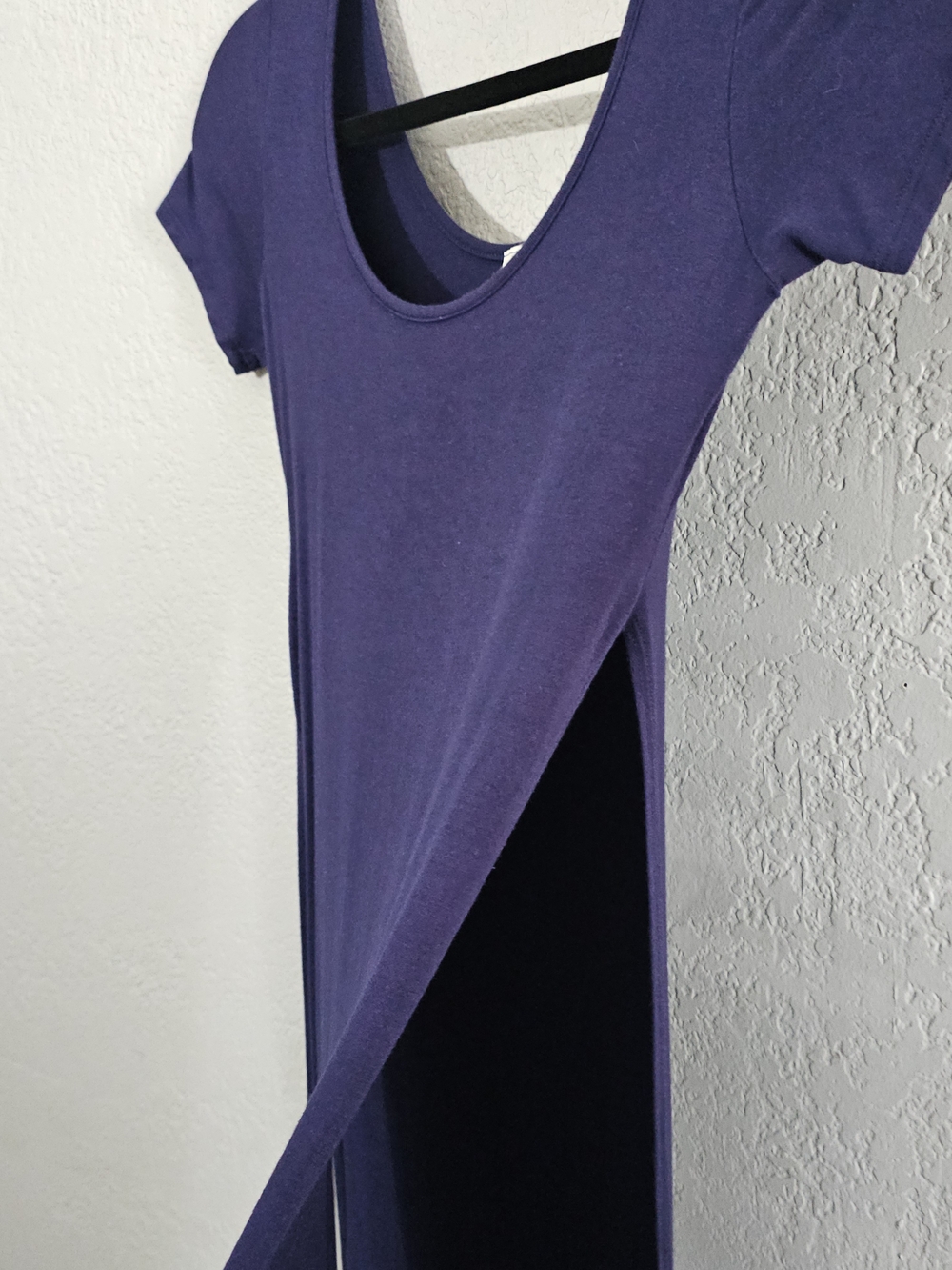 Topping Classic Short Sleeve Split Slit Maxi Evening Dress Womens Small - Picture 5 of 8